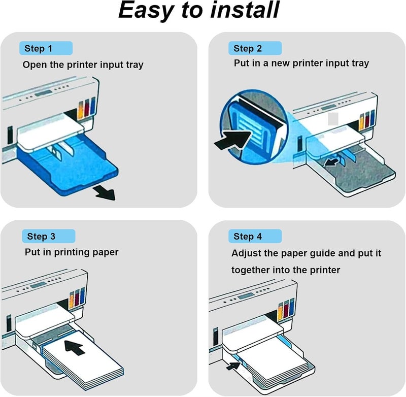 Phyxlyn Paper Input Tray 2 Replacement for HP Color Laserjet Pro M452nw M452dn M452dw M454dn M454dw, MFP M477fnw M477fdn M477fdw M479fdn M479fdw, M455dn, MFP M480f, E45028dn, MFP E47528f Printer - Image 4